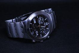 SWATCH IRONY V8 - RARE CHRONOGRAPH Edelstahl Secondhand
