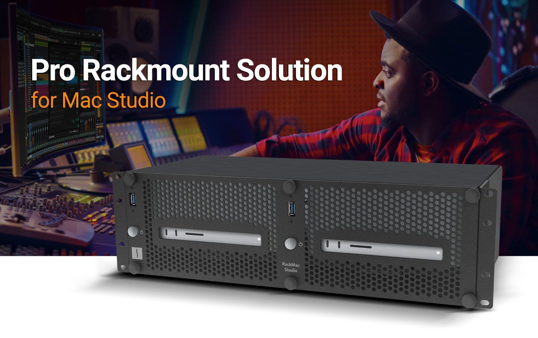 Altri accessori: RackMac Studio RACK-STD-2X – Rackmontage für Mac Studios – Usato da Fehraltorf venduto da eventag
