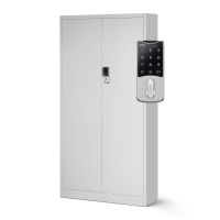 Aktenschrank mit Zahlenschloss - 185x90x40cm - Grau