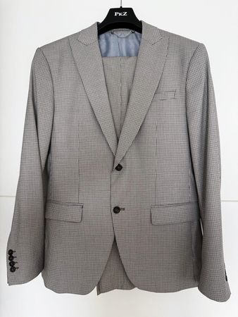 Herrenanzug Sakko ZARA gr. 52 (Hell-Kariert) inkl. Hose