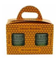 Geschenkverpackung retro für Bienenhonig 2x250g