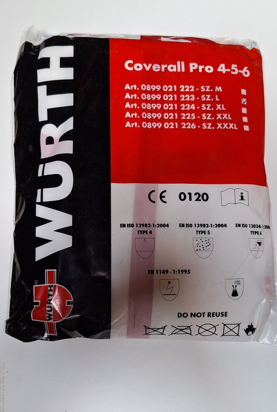 Jumpsuits: Salopettes de protection jetable Wurth mod. 4/5/6. Taille L – Neu und originalverpackt aus Travers von pelayoo77 1