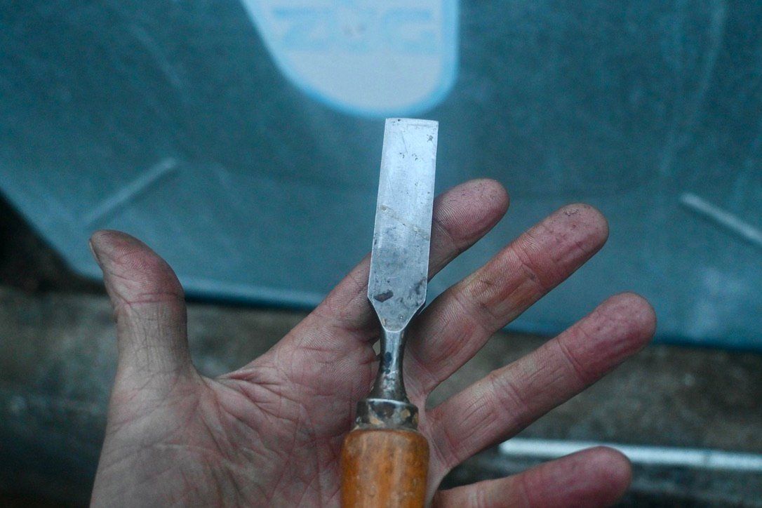 Alle Werkzeuge: ANTIKER " Elefant "   STECHBEITEL länge 21cm breite 18mm – Gebraucht aus Pfaffhausen von mono_rec 7