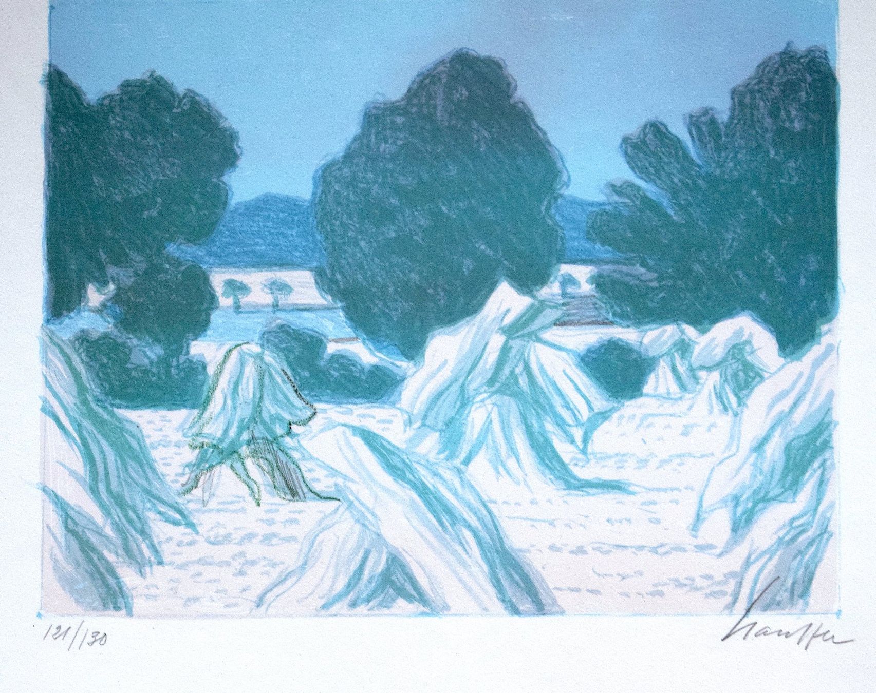 Grafiken & Lithographien: RAR Stauffer Fred Heuhocken Orig. Litho Landschaft Bern – Gebraucht aus Zürich von Kunstvoll 1