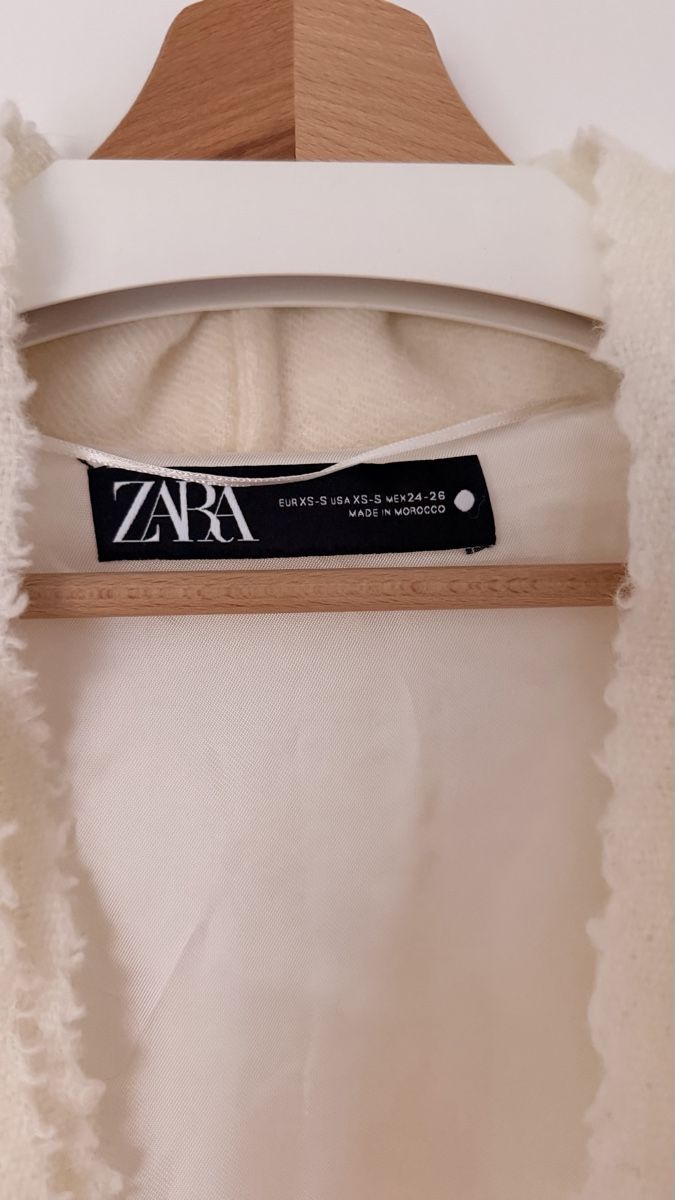 Zara Cappotti: Cream Zara wool coat size S – Nuovo (secondo la descrizione) da Meggen venduto da snifsociety 1