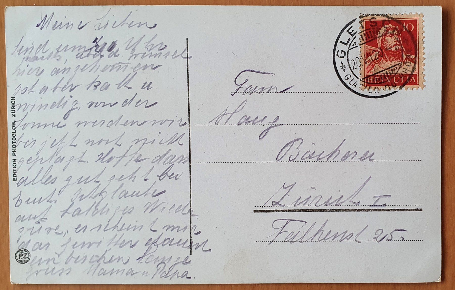 Ansichtskarten: Gletsch 1920 – Gebraucht aus Kreuzlingen von Rschweiz1 1