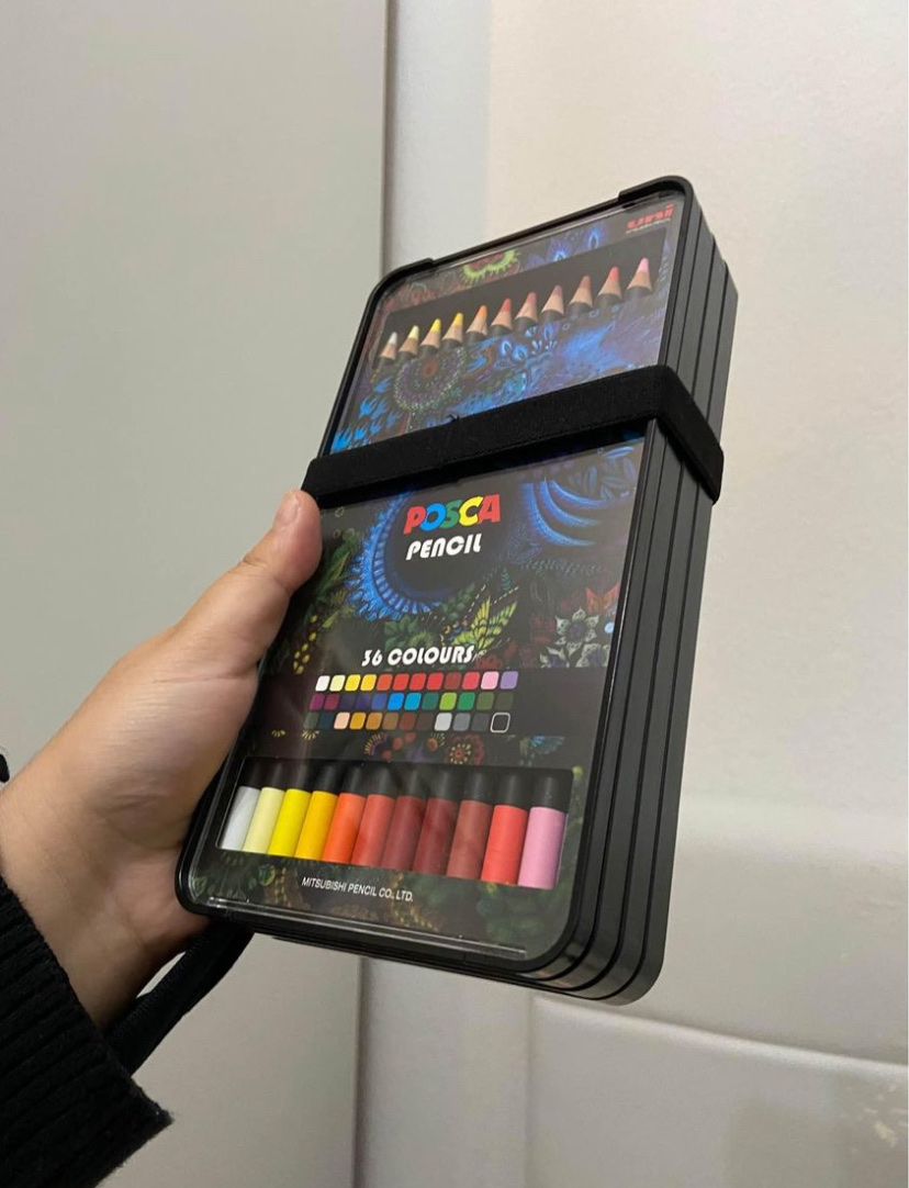 Bleistifte, Farbstifte & Kreide: Boîte à crayon POSCA (36 crayons) – Gebraucht aus Montreux von Perledor 1