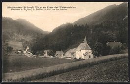 Gänsbrunnen, Ortsansicht am Fusse des W