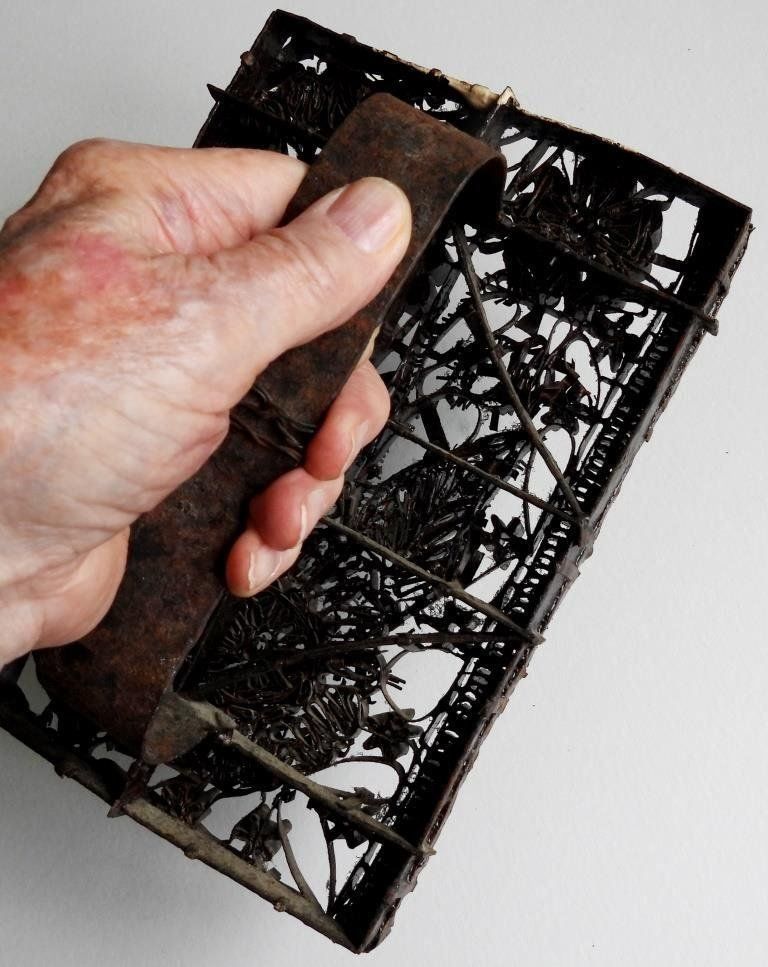 Timbri: 2 antike Batik-Druckstempel, Java 1920er Jahre – Usato da Bürglen venduto da holarctic 2