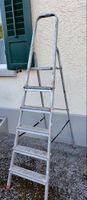 Aluminium Stehleiter 6 Stufen gebrauchter Zustand