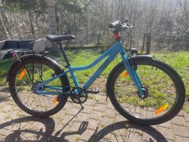 Kindervelo FIZZI 24 Zoll Riemenantrieb EQ Blau