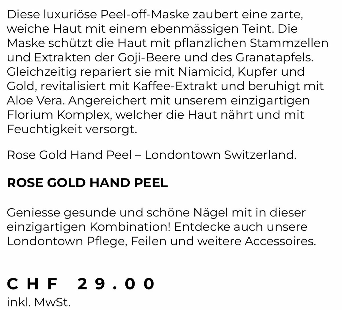 Idratazione: Londontown hand cream peeling – Nuovo e nell'imballaggio originale da Lausanne venduto da Meganelausanne 2