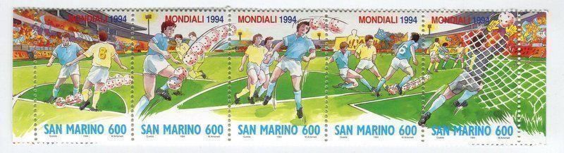 Alle Briefmarken: Briefmarken "Fussball". San Marino. – Neu und originalverpackt aus Basel von Butsch5