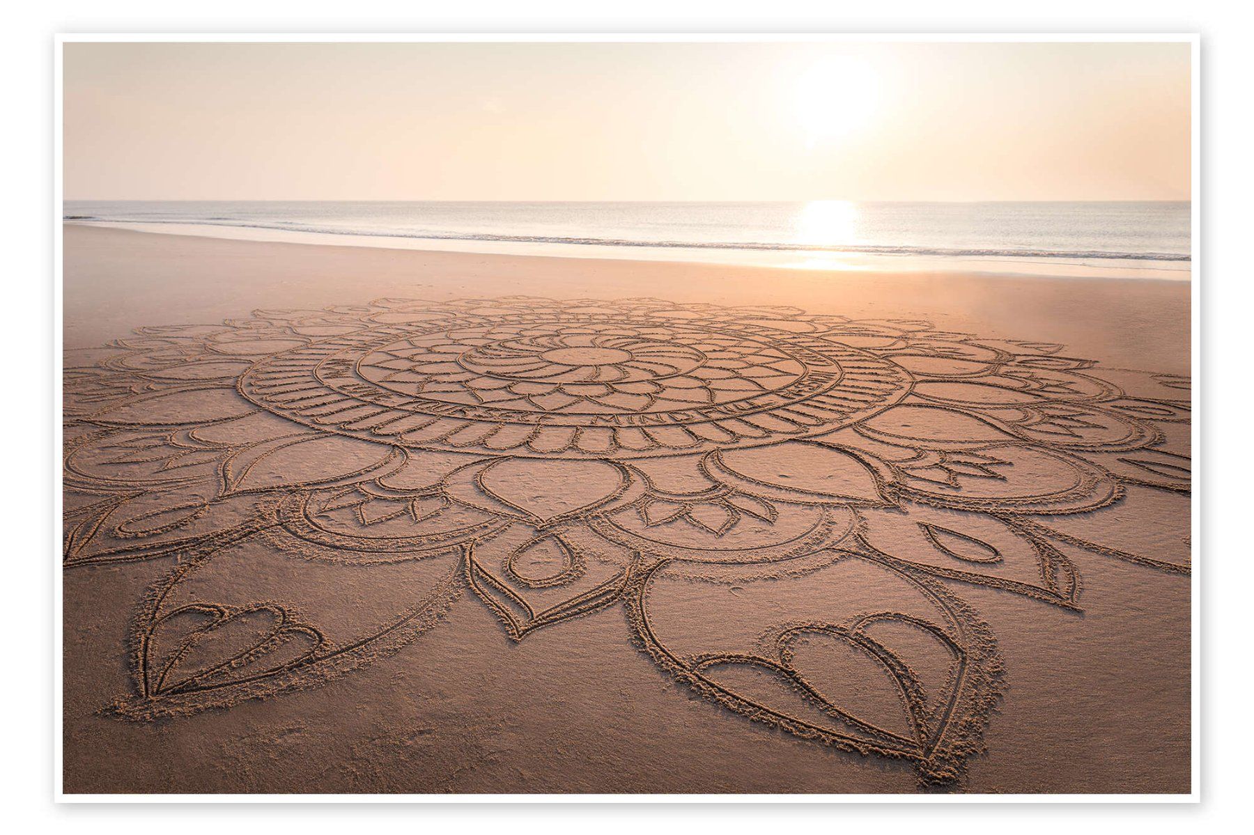 Foto & Immagini: Mandala- Bild Strand 120x180cm – Usato da Frick venduto da sandra037