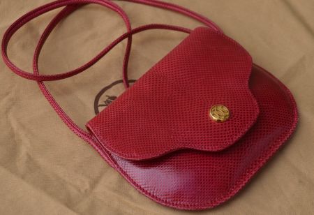 Hermès Tasche Eidechsenleder / Sac cuir de lézard