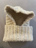 Warme, flauschige Wintermütze (Balaclava), creme-weiss