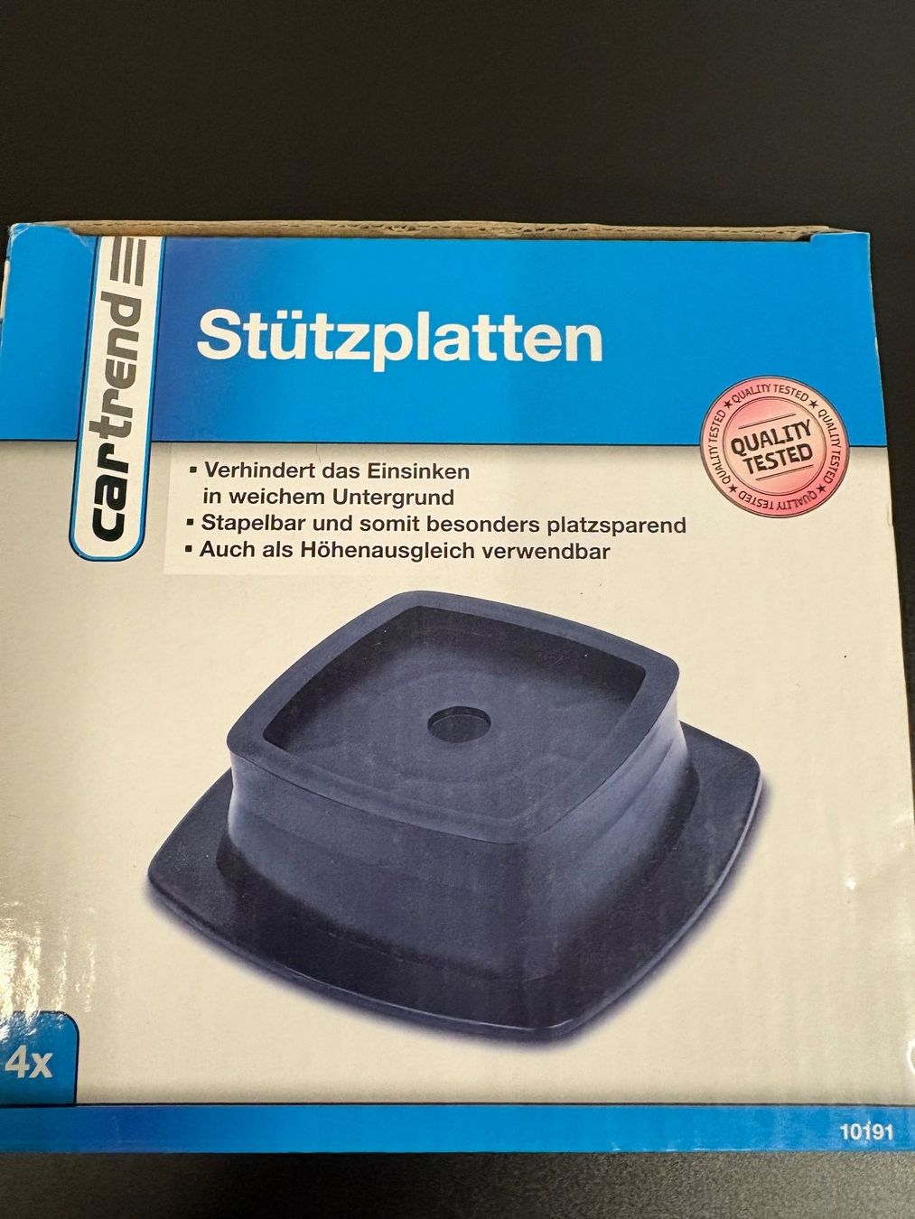 Tutti i ricambio: cartrend Stützplatten 4er Pack neuwertig – Nuovo e nell'imballaggio originale da Wiesendangen venduto da plus-minus 3