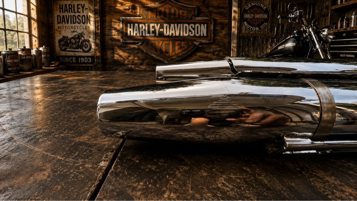 Harley-Davidson Auspuffanlagen: Zwei Harley-Davidson Auspuffe – Gebraucht aus Köniz von George9911 1