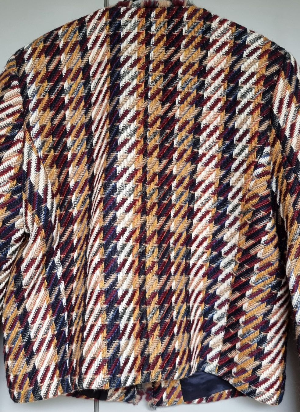 Sandro Jacken: Sandro Paris Blazer / kurze Jacke Houndstooth Tweed Gr. 36 – Neu (gemäss Beschreibung) aus Münchenstein von kittybox 3