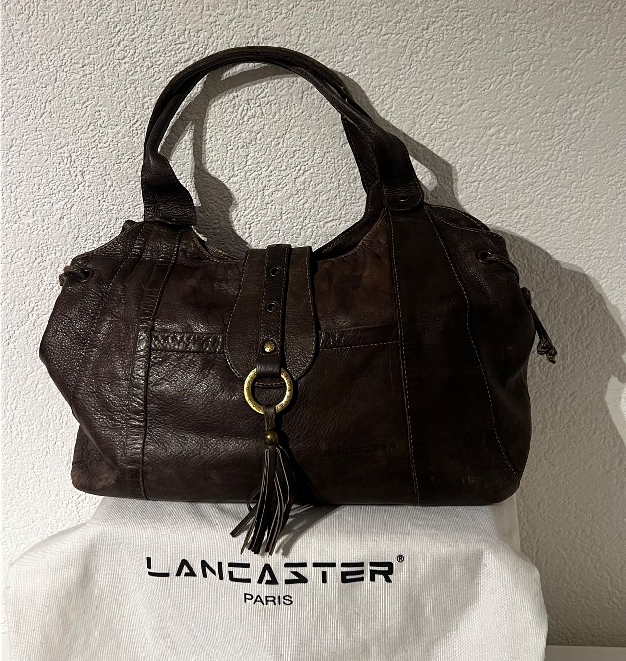 Lancaster Borse da donna: Sac à main en cuir souple Lancaster – Usato da St-Pierre-Clages venduto da ste_xk6p