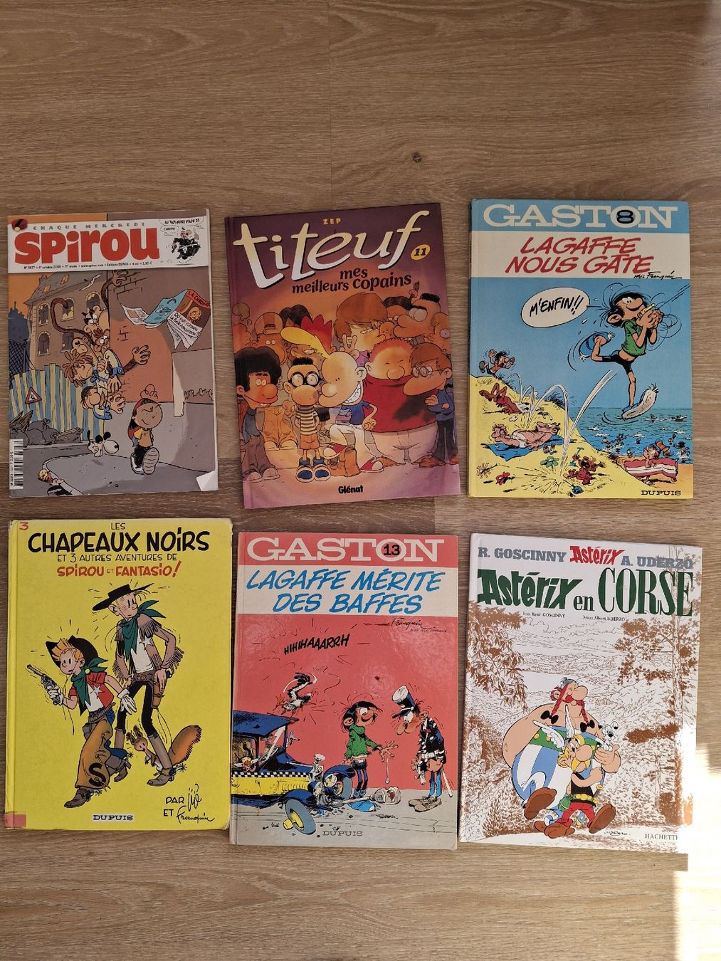 Fumetti: Comics: Asterix, Gaston, Spirou - 6 Stk.  – Usato da Burgdorf venduto da Migros999