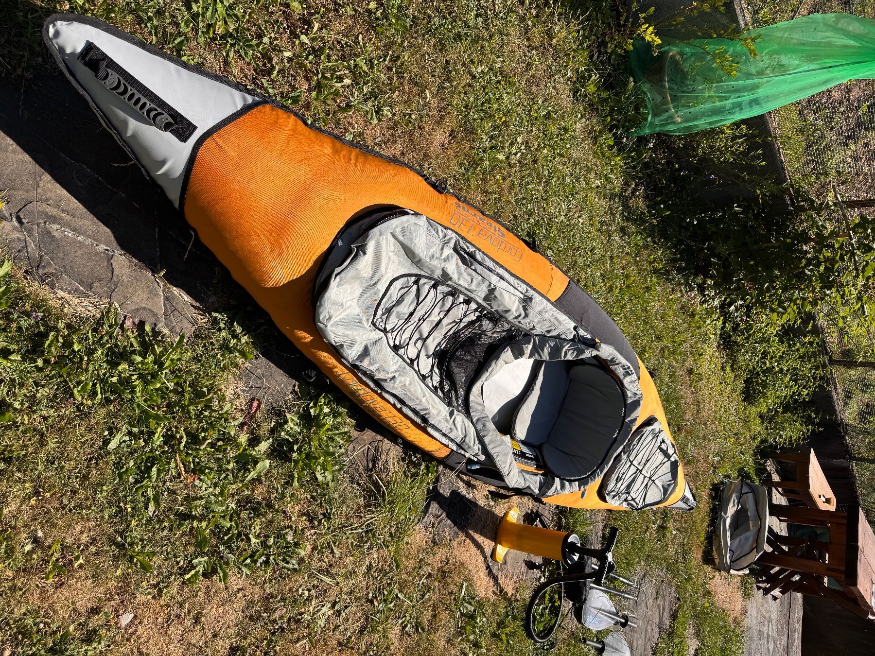 Barche: Kayak gonflable Stearns Cordova 130 – Usato da Leysin venduto da Serpo 1