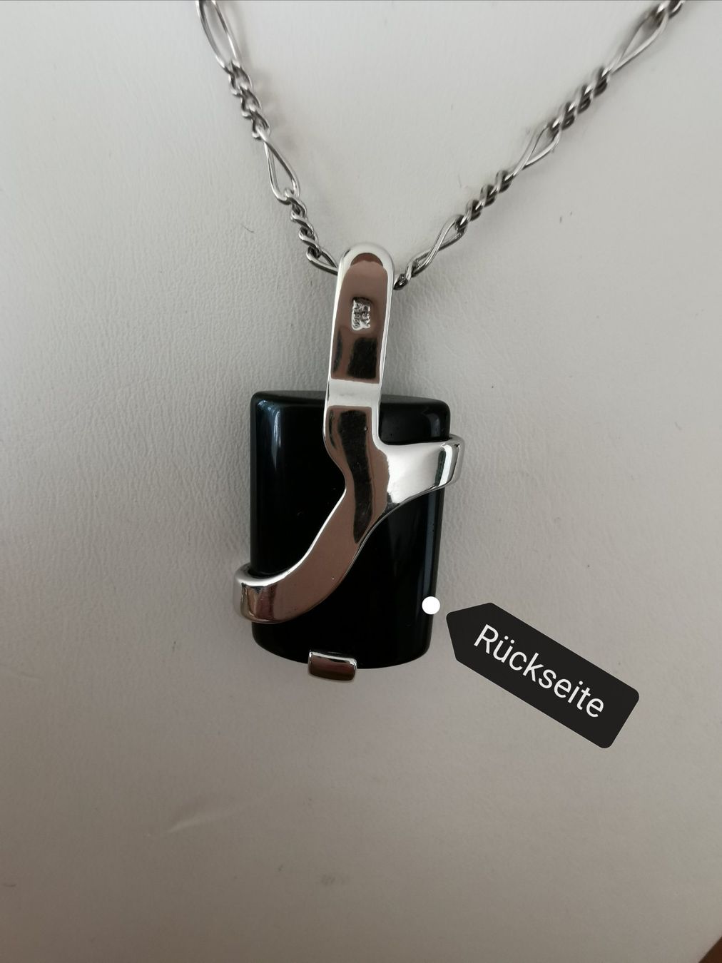 Anhänger: 925/- Silber rhod. Onyx Anhänger – Neu und originalverpackt aus Dierikon von Buntspecht-10 2