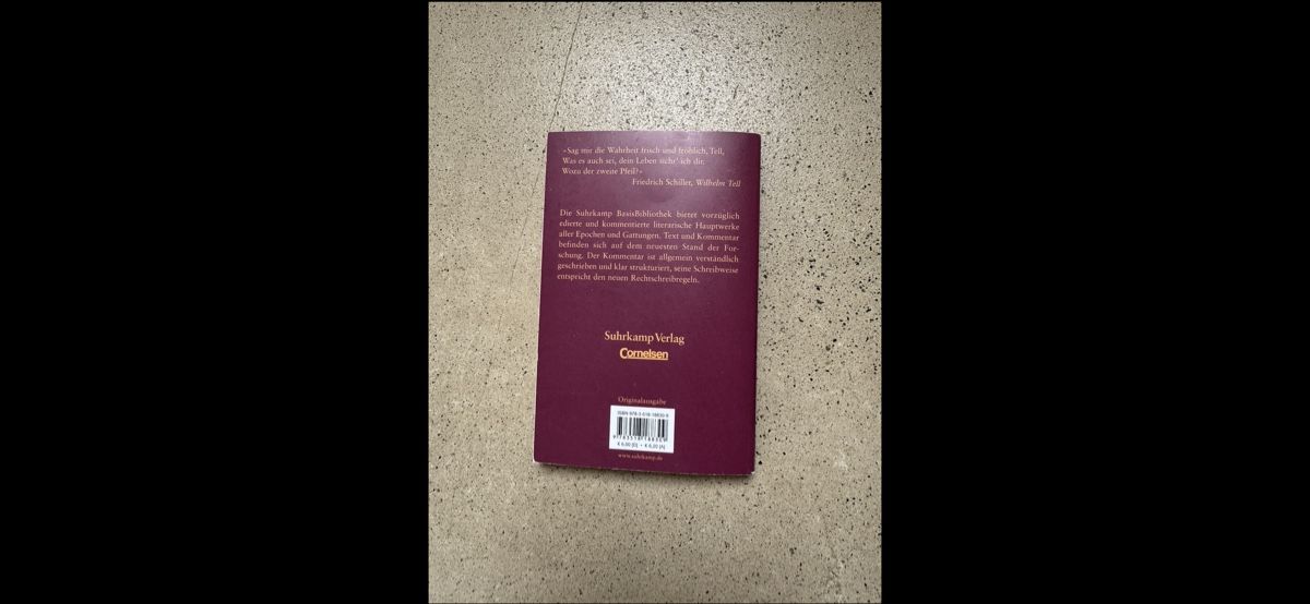 Libri: Friedrich Schiller - Willhelm Tell – Usato da Olten venduto da lea_d8rp 1