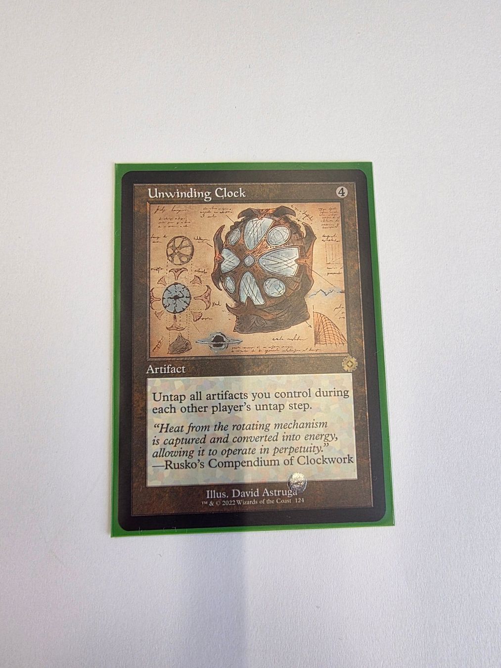 Magic The Gathering Carte collezionabili: MTG -Retro Frame Artifacts (BRR)- Karte: Unwinding Clock – Nuovo (secondo la descrizione) da Mörigen venduto da Gadgeteer 2