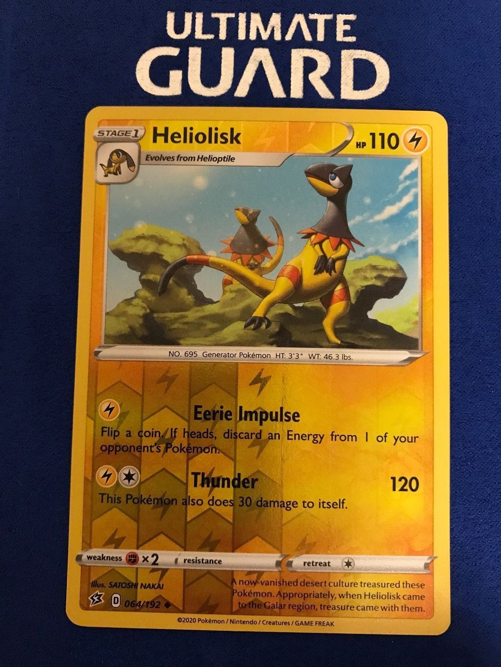 Pokémon Sammelbilder & Trading cards: Pokemon TCG - Heliosk EN reverse Holo – Neu (gemäss Beschreibung) aus Lyss von DeaDiLuna