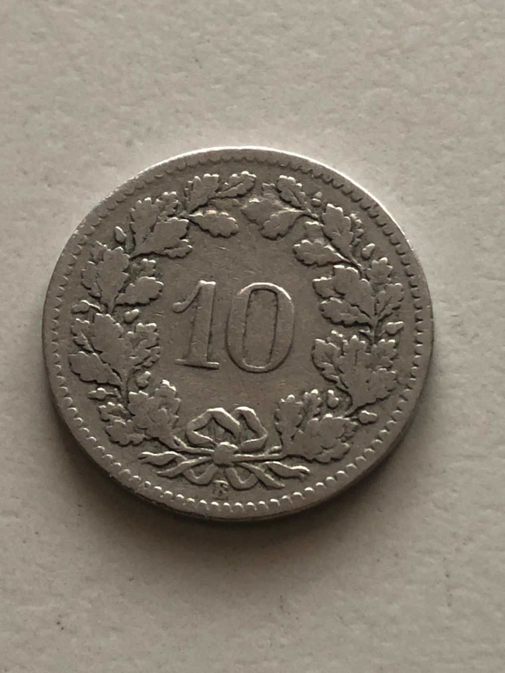 Alle Münzen: 10 Rp. 1904 – Gebraucht aus Schötz von Odpa 1