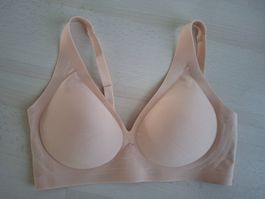 BH / Bustier gepolstert, hautfarbig Grösse M neu