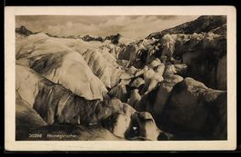 Rhonegletscher im Sonnenschein, Eisgrott