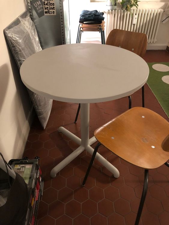 runder Esstisch Ikea hellgrau Kaufen auf Ricardo