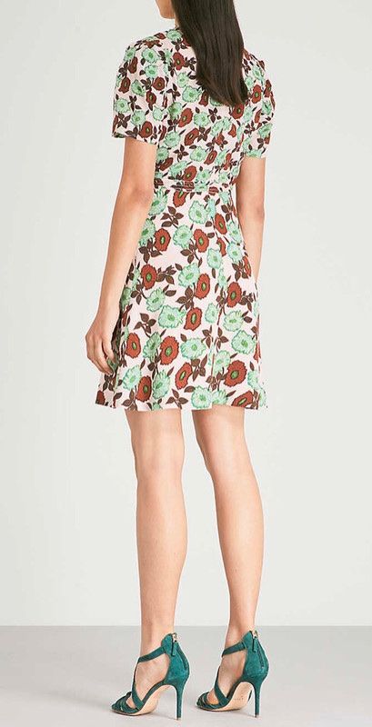 Sandro Kleider: SANDRO - Robe Ajustée, Évasée, t34, 100% Soie à fleurs – Neu (gemäss Beschreibung) aus Morges von sandy069 9