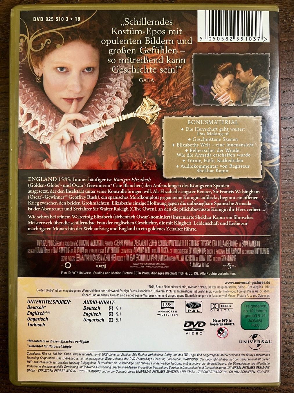 Tutti i DVDs: Elizabeth – Usato da Zürich venduto da FilmFreunde 1