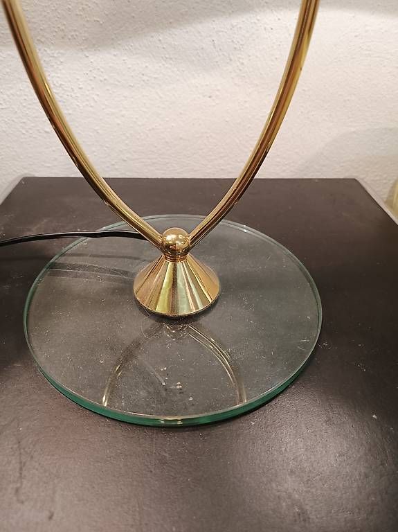 Lampade: Vintage Tischlampe Glas farbig mit dimmer – Usato da Zürich venduto da style-and-design.zh 4
