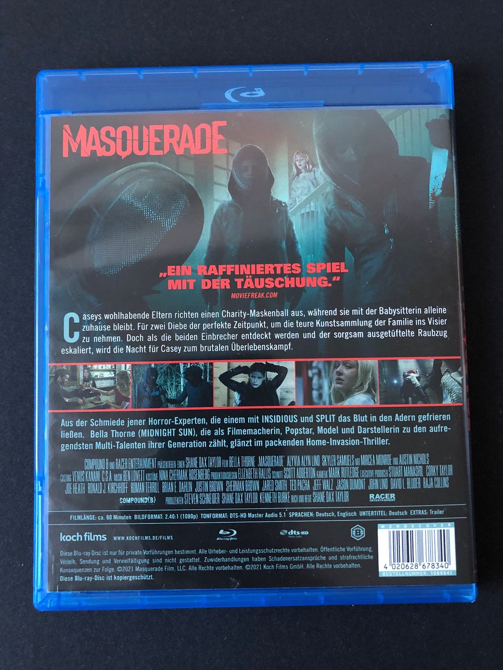 Tutti i DVDs: Masquerade (2021) - Bluray – Usato da Bern venduto da McFlurry_08 1