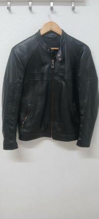 Belstaff Herren Lederjacke Gr. 48 Schwarz Neuwertig