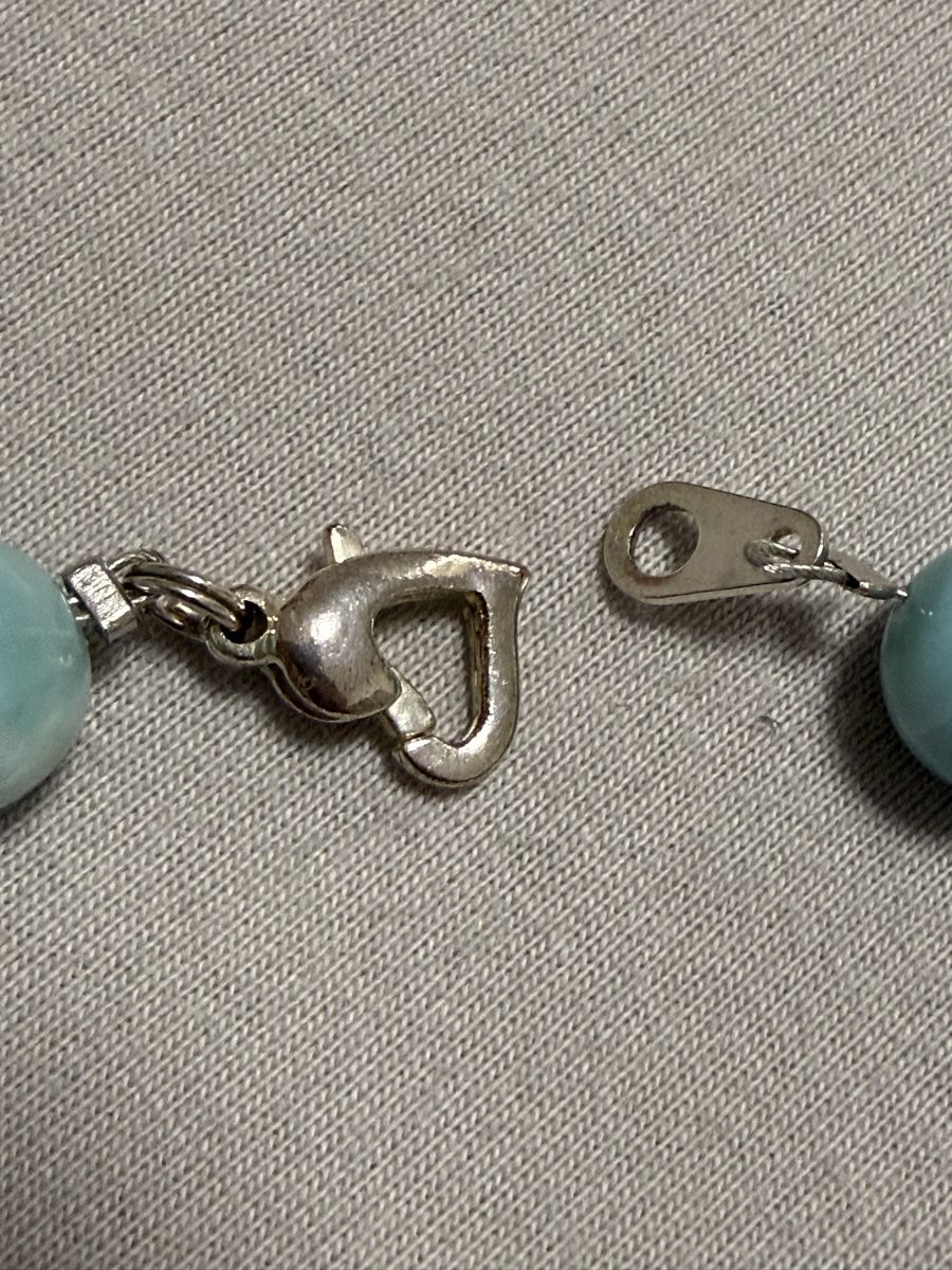 Ketten: Larimar Collier   – Gebraucht aus Oberhof von RealStone 3