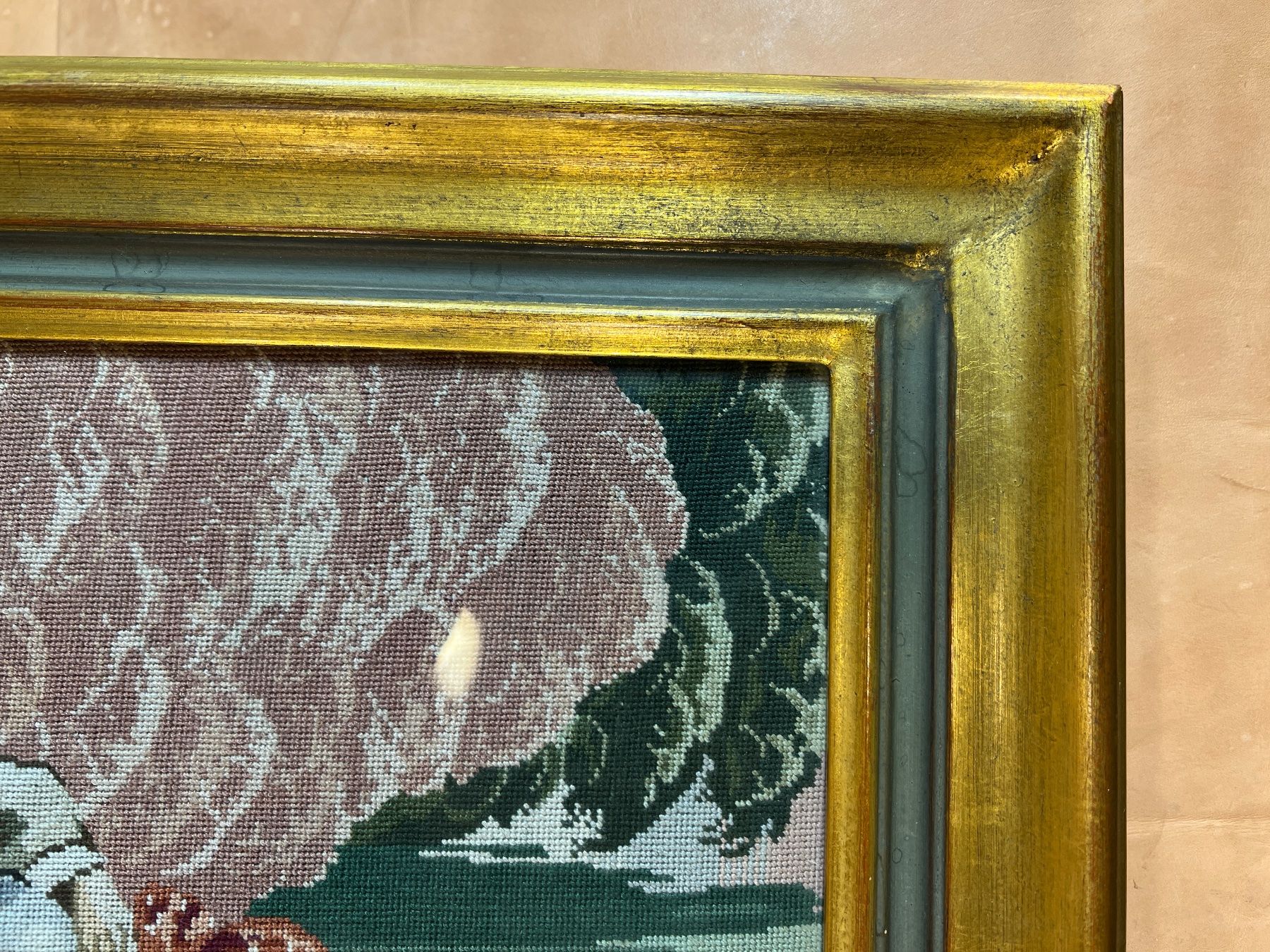 Dipinti: Gobelin mit kostbarem Rahmen – Usato da Riva San Vitale venduto da AM25 6