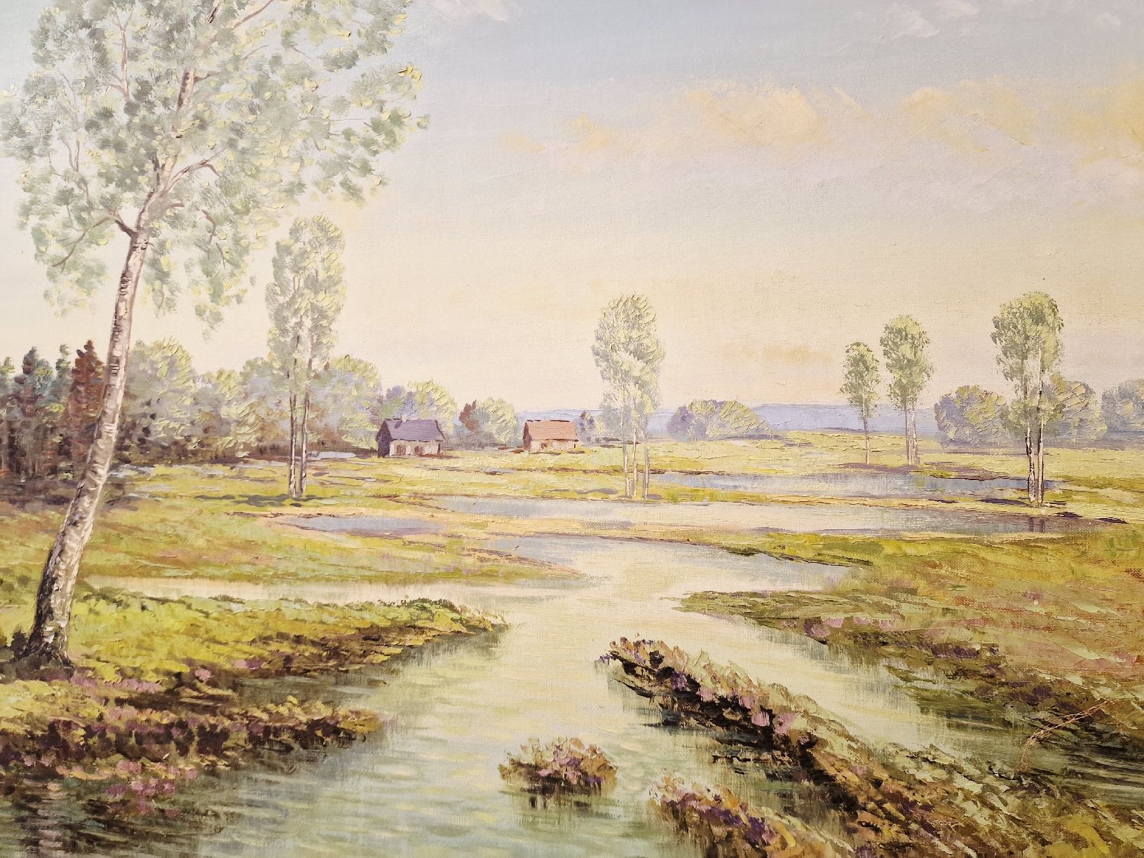 Dipinti: Gemälde "Sommerlandschaft" von J.M. Erni 1942 – Usato da BERN venduto da Intarsia 5