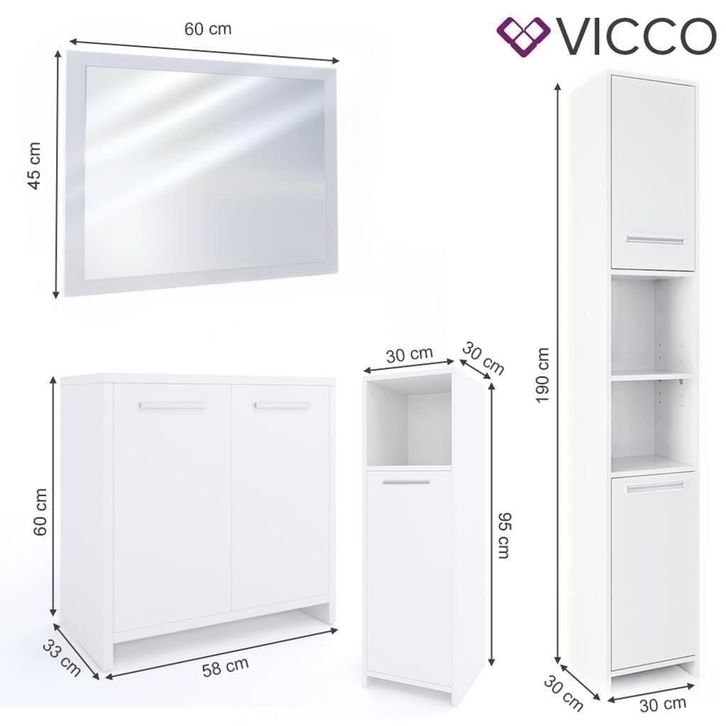 Mobili per bagno: Badmöbelset KOALA Badezimmerst WHITE – Nuovo e nell'imballaggio originale da Wallenwil venduto da toesstal-vertrieb 3