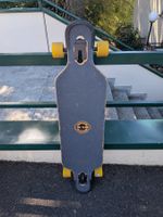Longboard Long Island gelb weiss gebrauchter Zustand