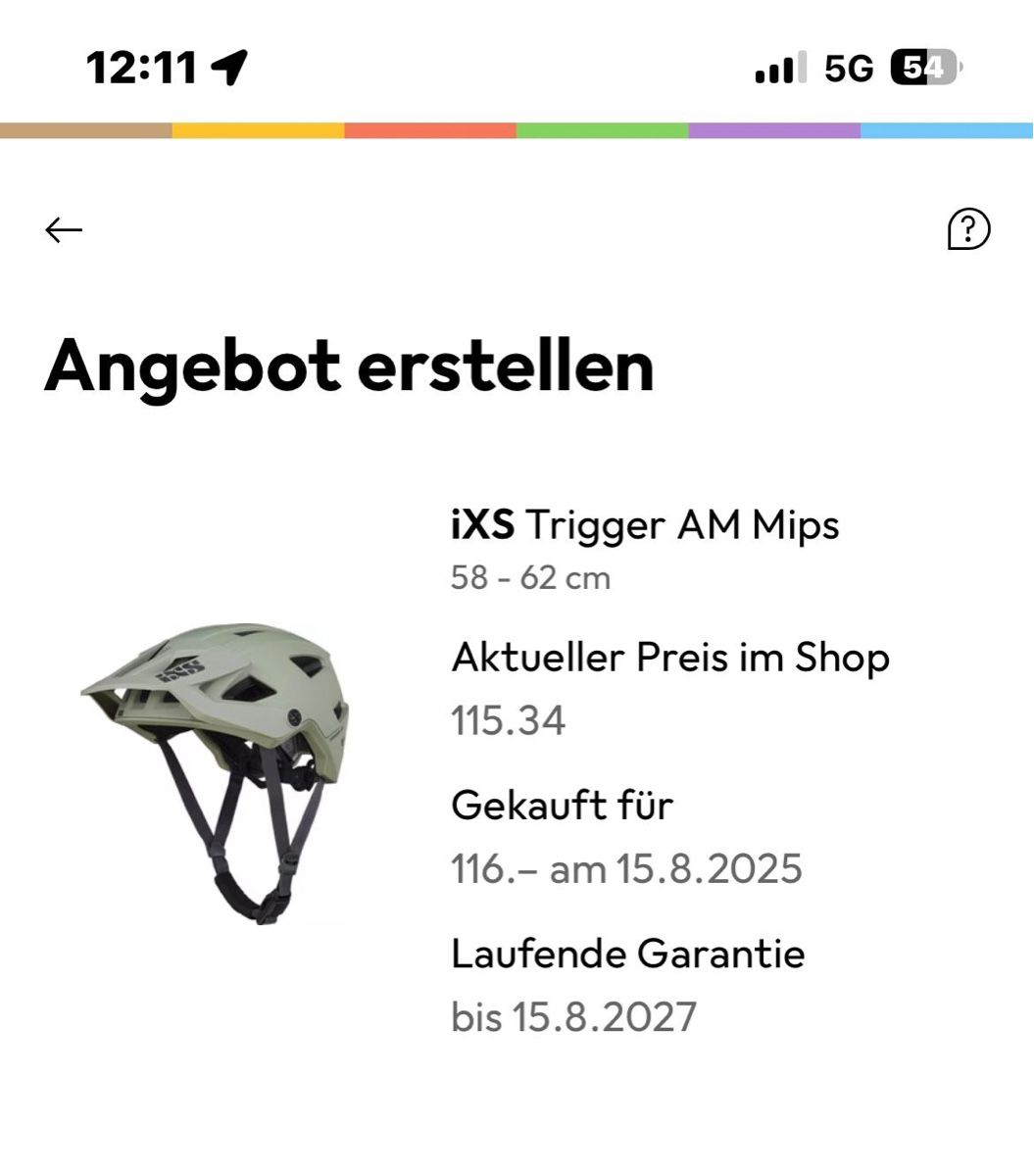 IXS Caschi: iXS Trigger AM Mips Velohelm Grösse L – Usato da Egg b. Zürich venduto da ZeroWaste 3