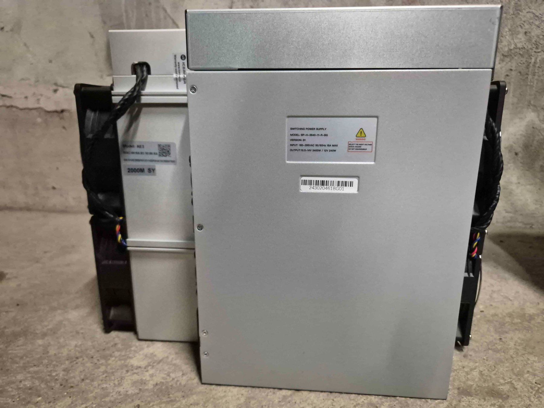 Coin Miner: Iceriver ALEO AE3 Asic-Miner – Gebraucht aus Wasen im Emmental von tam_2crz 1