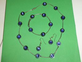 Schmuckset Kette Armreif Ohrhänger