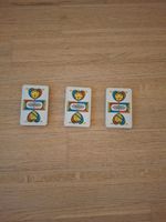 3 Jasskarten-Sets originalverpackt in Cellophan