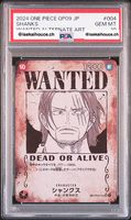 ONE PIECE PSA 10 - Shanks Wanted Alt Art