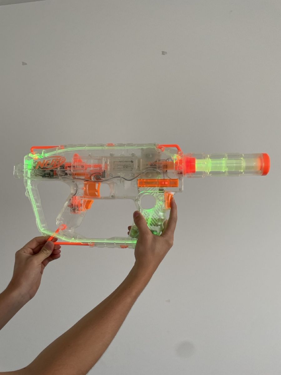 Nerf Giocattoli: Nerf / Set inkl. automatische Ladepistole – Usato da Wettswil venduto da Dorimar